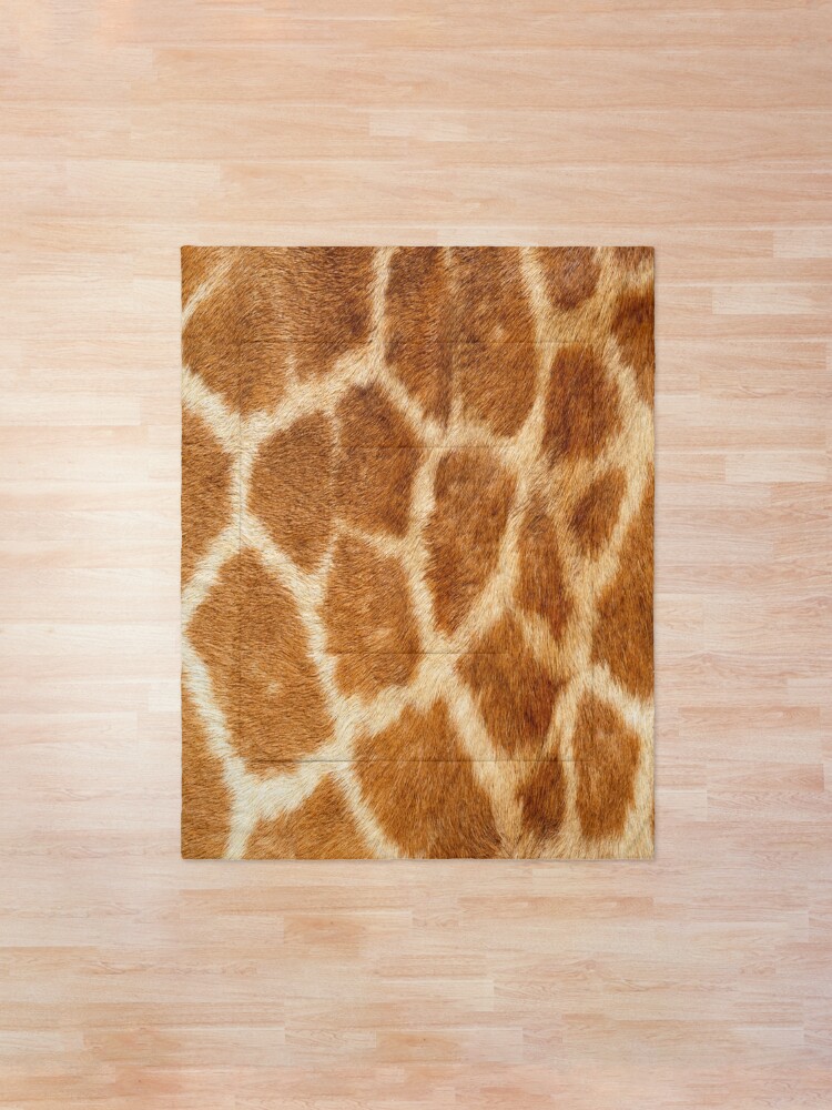 Giraffe Print Animal Skin Fur Pattern Comforter By Angelinas