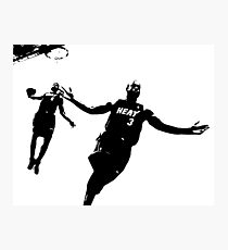 Dwayne Wade und LeBron Fotodruck