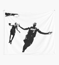 Dwayne Wade und LeBron Wandbehang