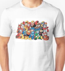 Mega Man - Robot Masters Unisex T-Shirt