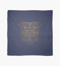 Dice Deco Gold Scarf