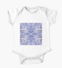 Blue Grey One Piece - Short Sleeve
