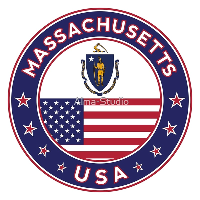 "Massachusetts" by AlmaStudio Redbubble