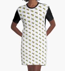 Bumble Bee Graphic T-Shirt Dress