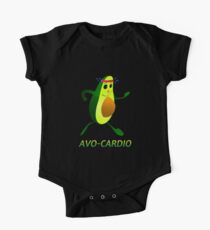 Avo-Cardio Funny Running - Jogging - Training Running Avocado - T-Shirt One Piece - Short Sleeve