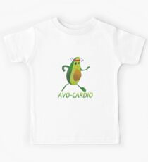 Avo-Cardio watercolor Funny Running - Jogging - Training Running Avocado - T-Shirt Kids Tee