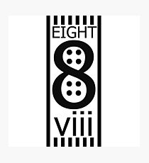 Eight 8 viii Photographic Print