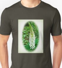 White Lupine Flowers Unisex T-Shirt