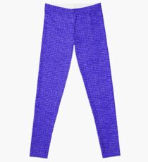 Blue Knit Leggings