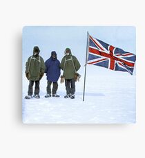Photograph of the Nimrod Expedition (1907-09) to the Antarctic, led by Ernest Shackleton. Canvas Print