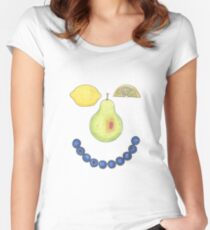 Bluetooth Tailliertes Rundhals-Shirt