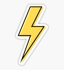 Yellow Flash Pattern Sticker