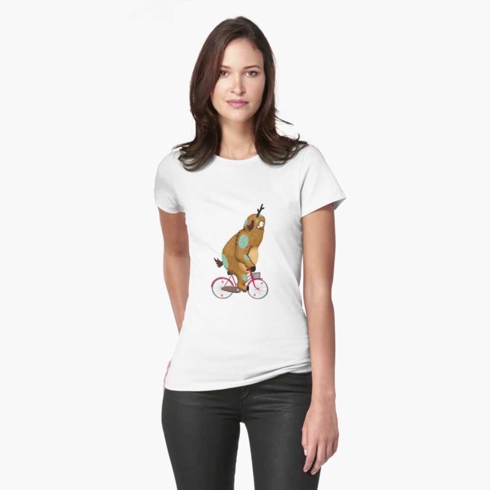 Bike Monster Tailliertes T-Shirt