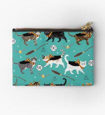 cat potter wizarding world pattern Studio Pouch