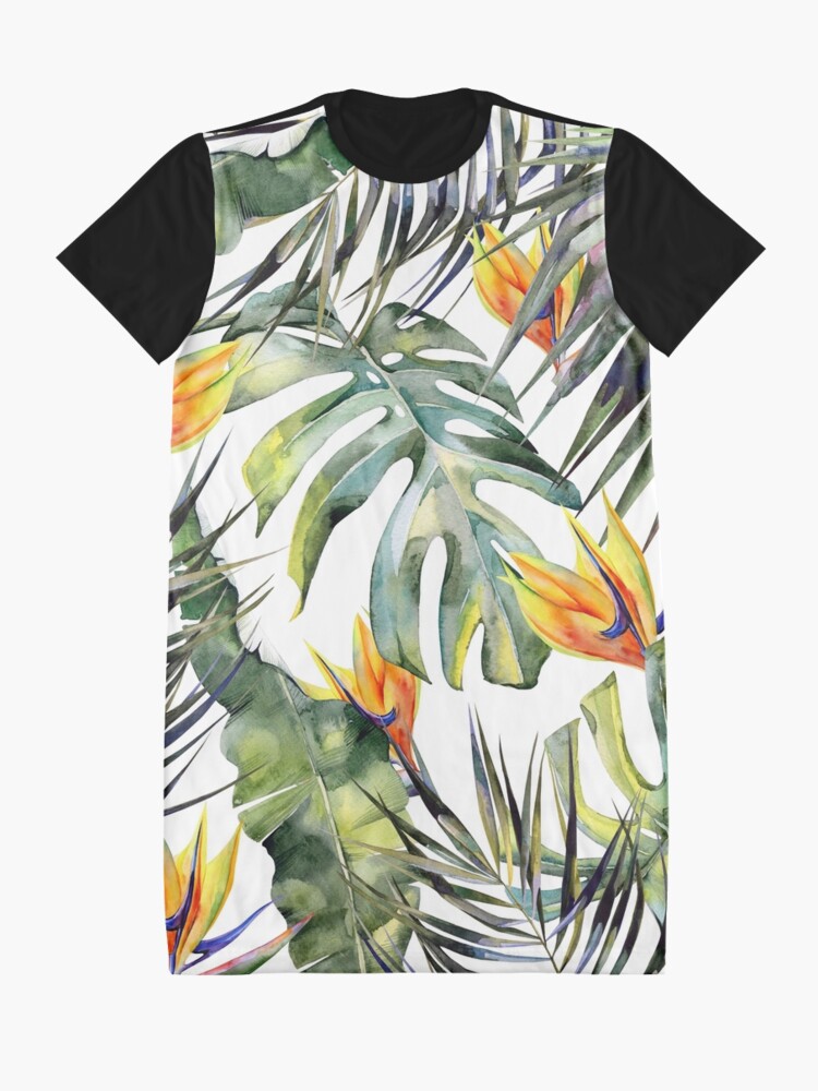 Alternate view of TROPICAL GARDEN Graphic T-Shirt Dress