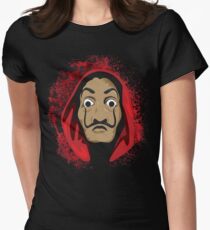 La casa de Papel Splash Women's Fitted T-Shirt