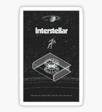 Interstellar movie Sticker