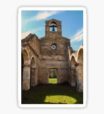 Forgotten World - Santa Maria di Cartignano, Italy Sticker