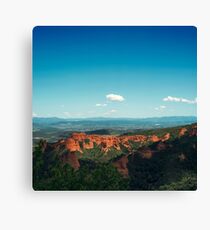 Red mountains Canvas Print