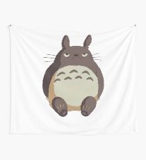 Totoro grincheux Tenture murale