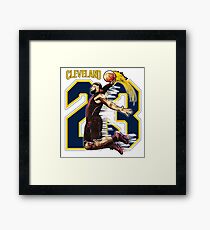 Lebron Cleveland 23 Framed Print