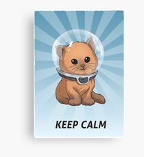 Lienzo Subnautica: Keep Calm Kitty