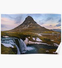 Kirkjufell, Grundarfjordur, Snaefellsnes, Island Poster