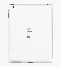 Luke Evans is the bae iPad Case/Skin