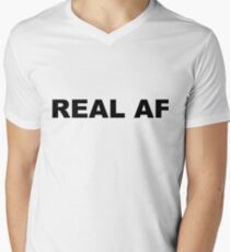 REAL AF Men's V-Neck T-Shirt