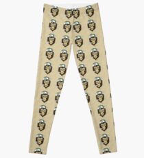 Weed Monkey Smoking a Blunt Leggings