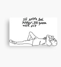 Death Drop, Tyler Handschrift Leinwanddruck