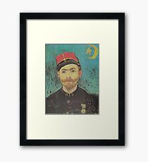 Portrait of Milliet by Van Gogh Framed Print