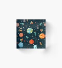 Aventure spatiale Bloc acrylique