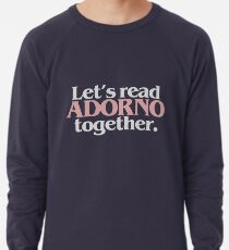 LASSEN SIE ADORNO ZUSAMMEN LESEN Leichter Pullover