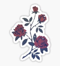 Whitney the band floral logo Sticker