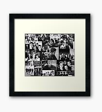 Why Don't We collage Framed Print