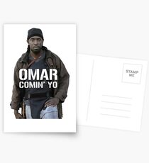 Omar Comin' Yo Postcards