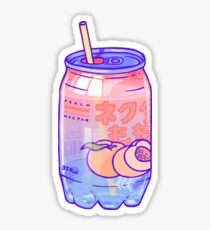 Peach Bubbles Sticker