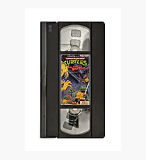 Retro Ninja Turtles Video Photographic Print