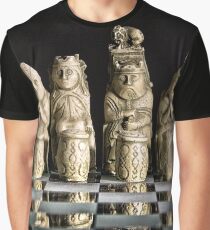 Ancient Chess Set Graphic T-Shirt