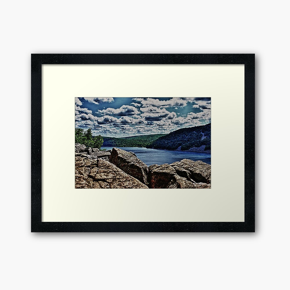 "Devils Lake Wisconsin" Framed Art Print by bloomingvine Redbubble