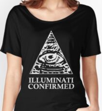ILLUMINATI CONFIRMED Women's Relaxed Fit T-Shirt