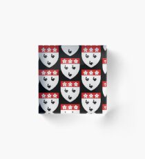 French France Coat of Arms 5951 Blason fam bzh Lannion de Bloc acrylique