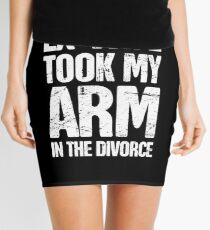 Funny Gift For Amputated Arm Amputee Present Mini Skirt