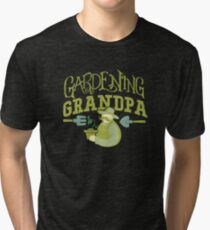 Gardening Grandpa Horticulture Hobby Apparel and Gifts Tri-blend T-Shirt