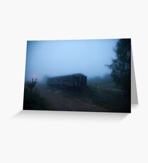 Ghost Train Greeting Card
