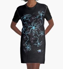 Neuron Galaxy Graphic T-Shirt Dress