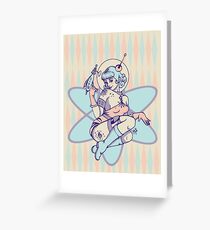 Tarjeta de felicitación Space Babe