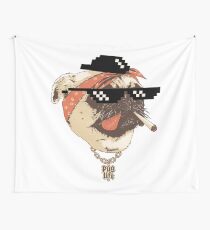 Pug Life Wall Tapestry