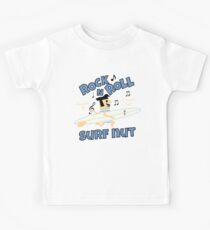 Rock N Roll Surf Nut Kids Tee